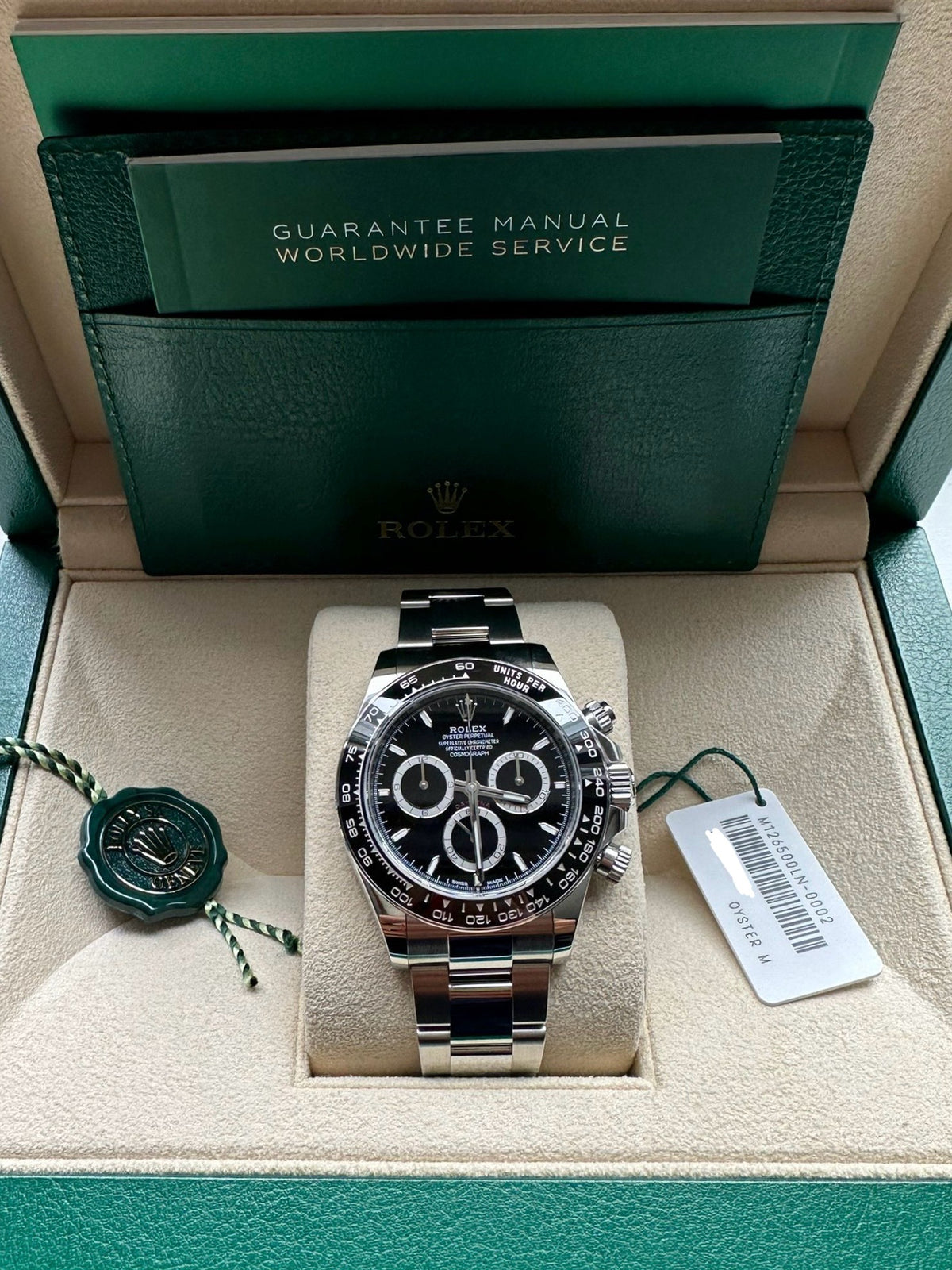 Rolex Daytona Black Dial New Release 126500LN 2026 New Full Set