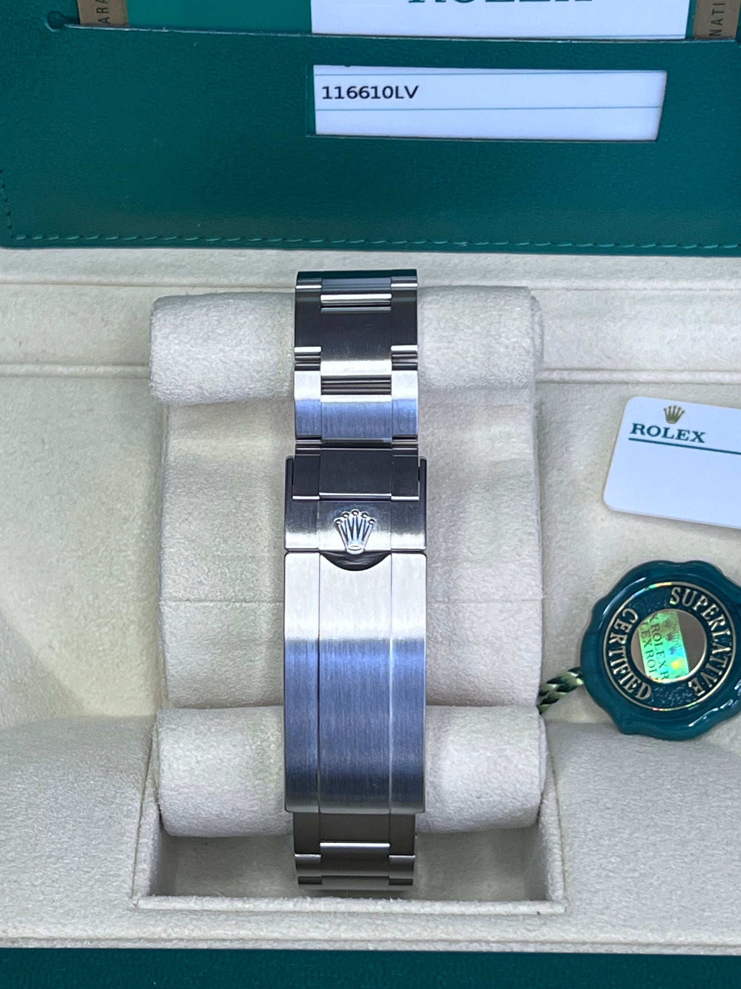 Rolex Submariner Date Hulk 2019 New Full Set 116610LV with Original Receipt