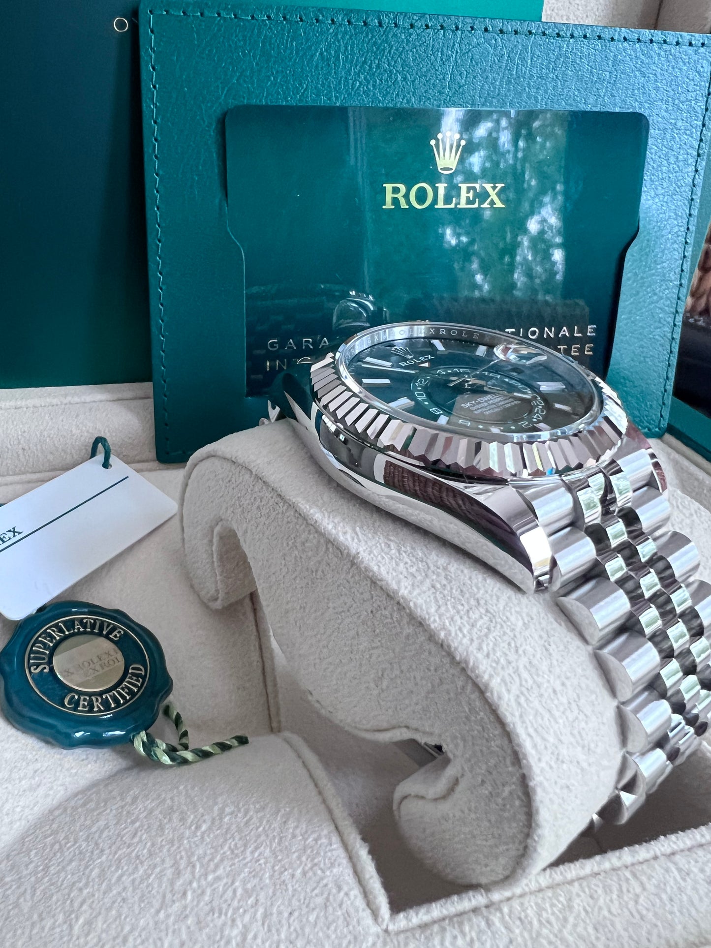 Rolex Sky-Dweller Jubilee Green Dial 336934 2024 New Full Set