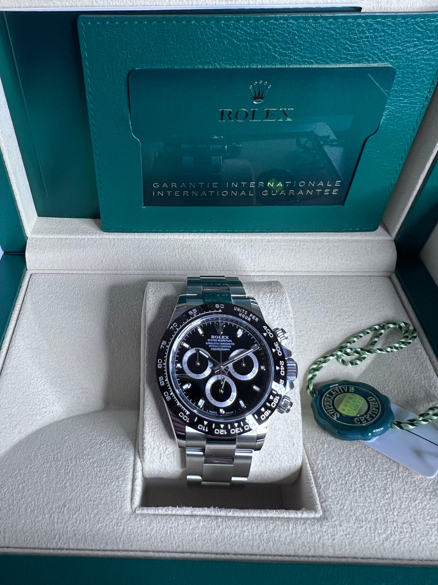 Rolex Cosmograph Daytona Black Dial 116500LN 2023 New Full Set