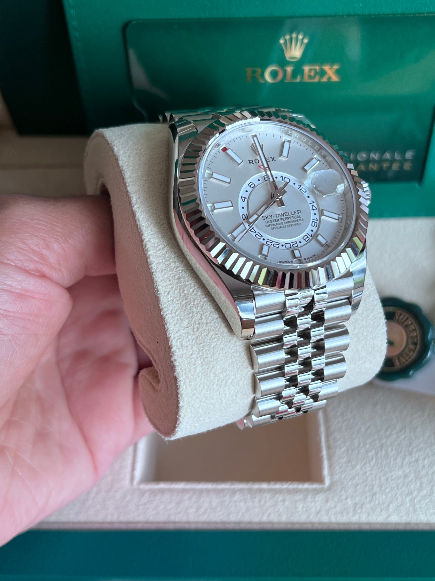 Rolex Sky-Dweller Jubilee White Dial, 2024, New, 336934