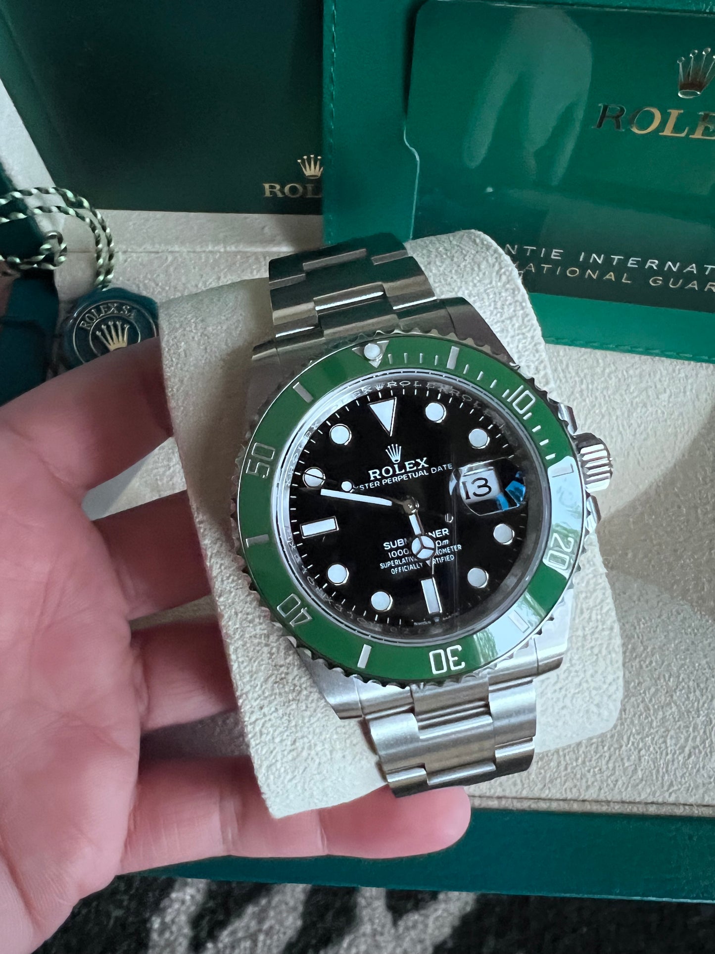 Rolex Submariner Date Starbucks New MK2 Green Bezel April 2024 full set 126610LV