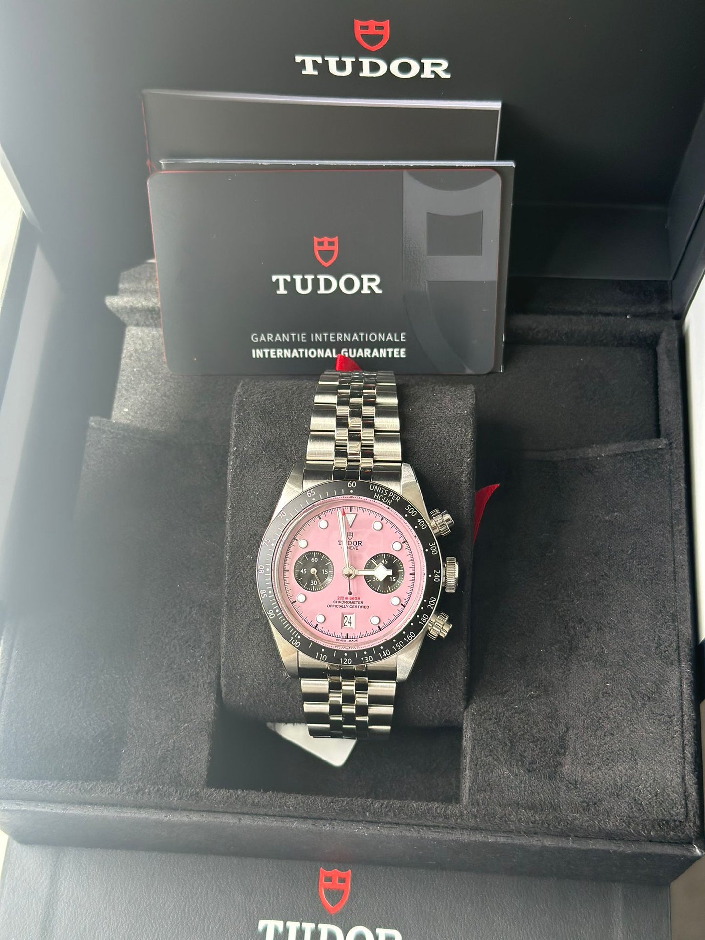 Tudor Black Bay Chrono Inter Miami ‘Pink Panda Dial’ New 2024 M79360N-0019