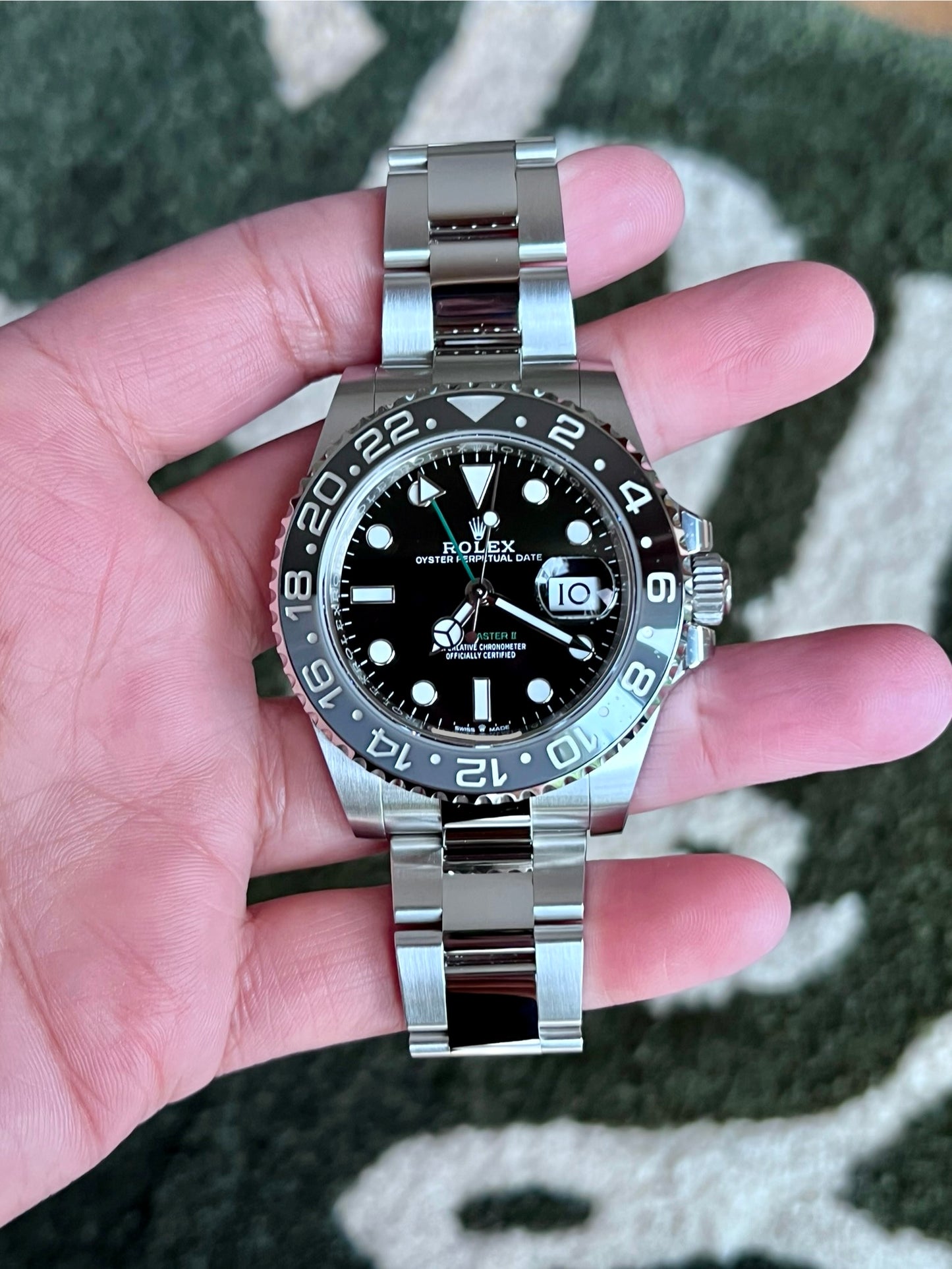 Rolex GMT-Master II Bruce Wayne 126710GRNR 2024 New Full Set