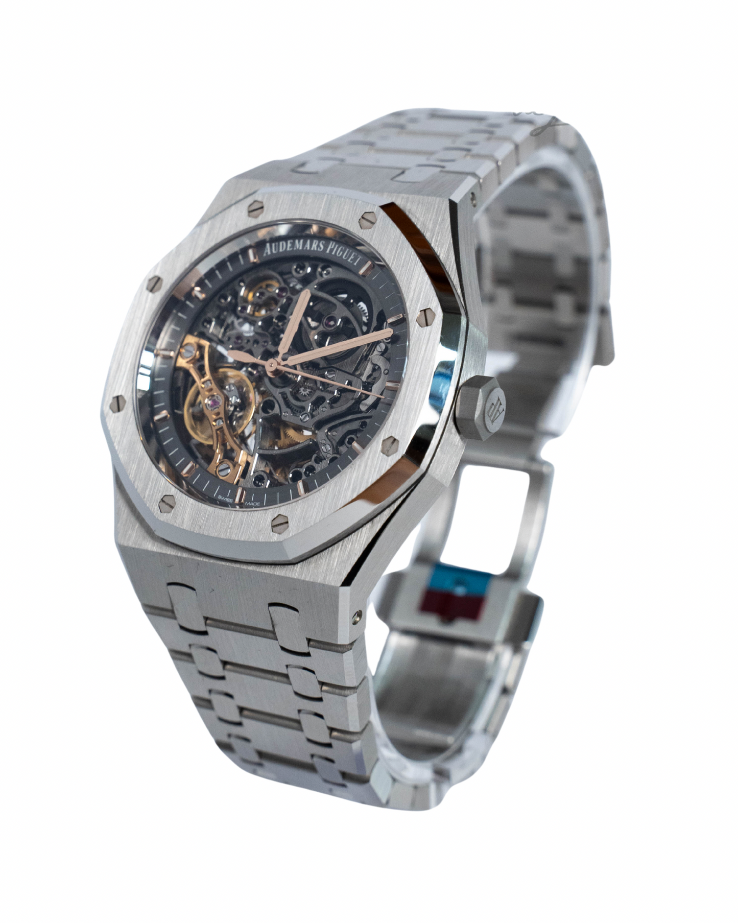 Audemars Piguet Skeleton Royal Oak Double Balance wheel Openworked 2024 15407ST.OO.1220ST.01