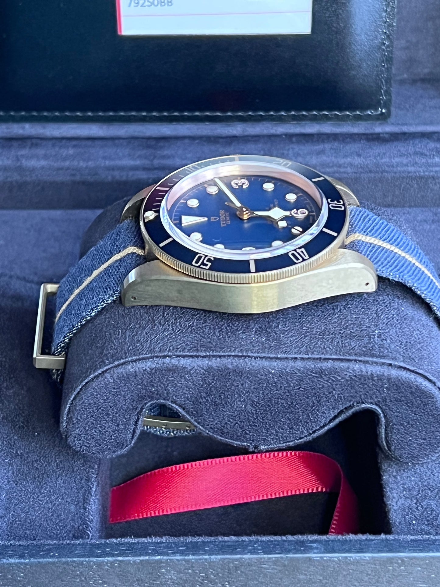 Tudor Black Bay Bronze Bucherer Blue 79250BB 2018 New