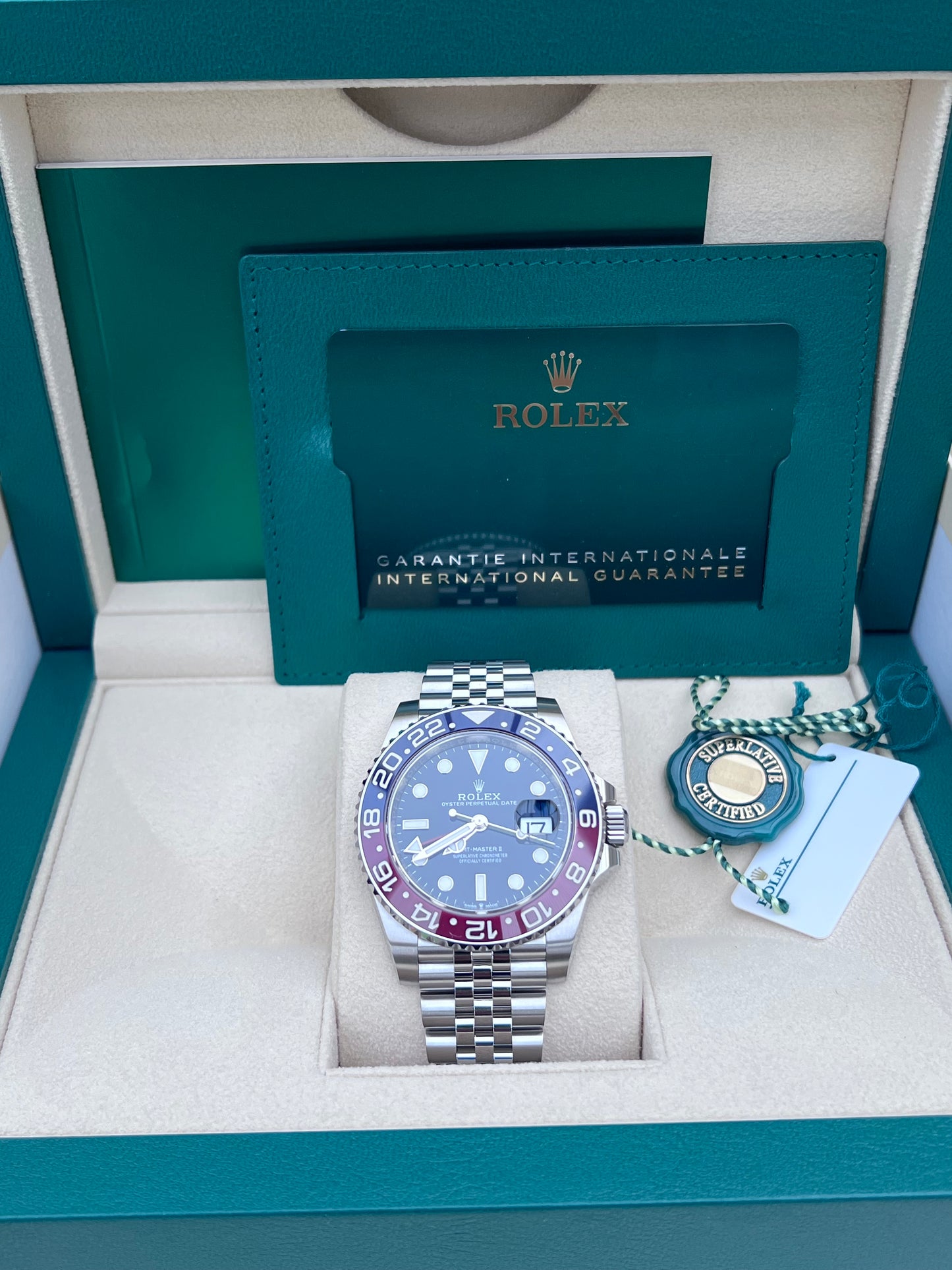 Rolex GMT-Master II Pepsi Jubilee 2023 New 126710BLRO