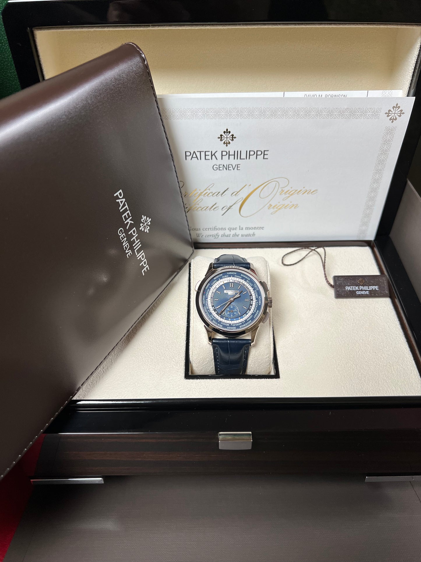 Patek Philippe World Time Chronograph 5930G-001 2022 New Full Set