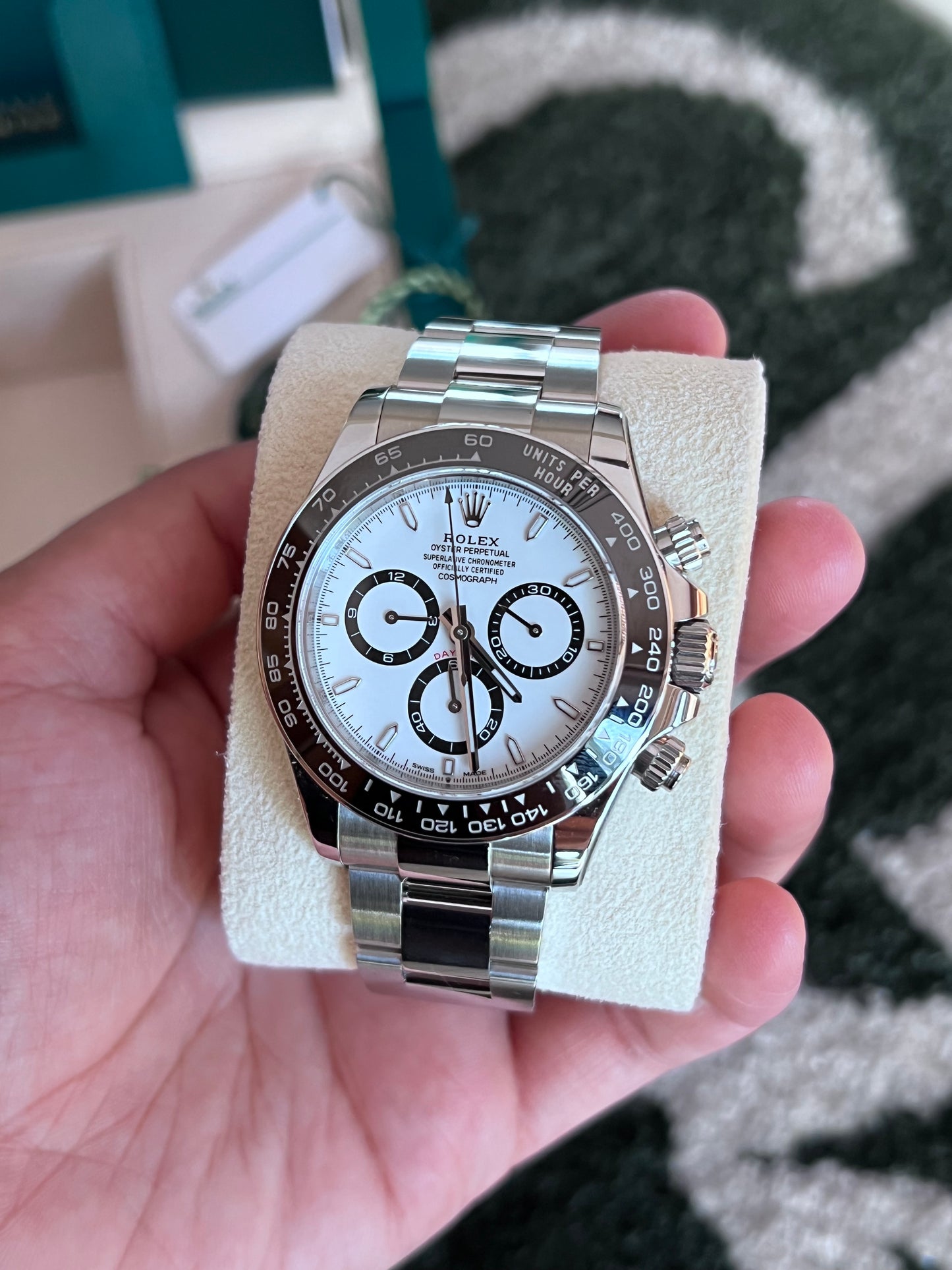 Rolex Cosmograph Daytona Panda, White Dial, 2023, New Ref 126500LN