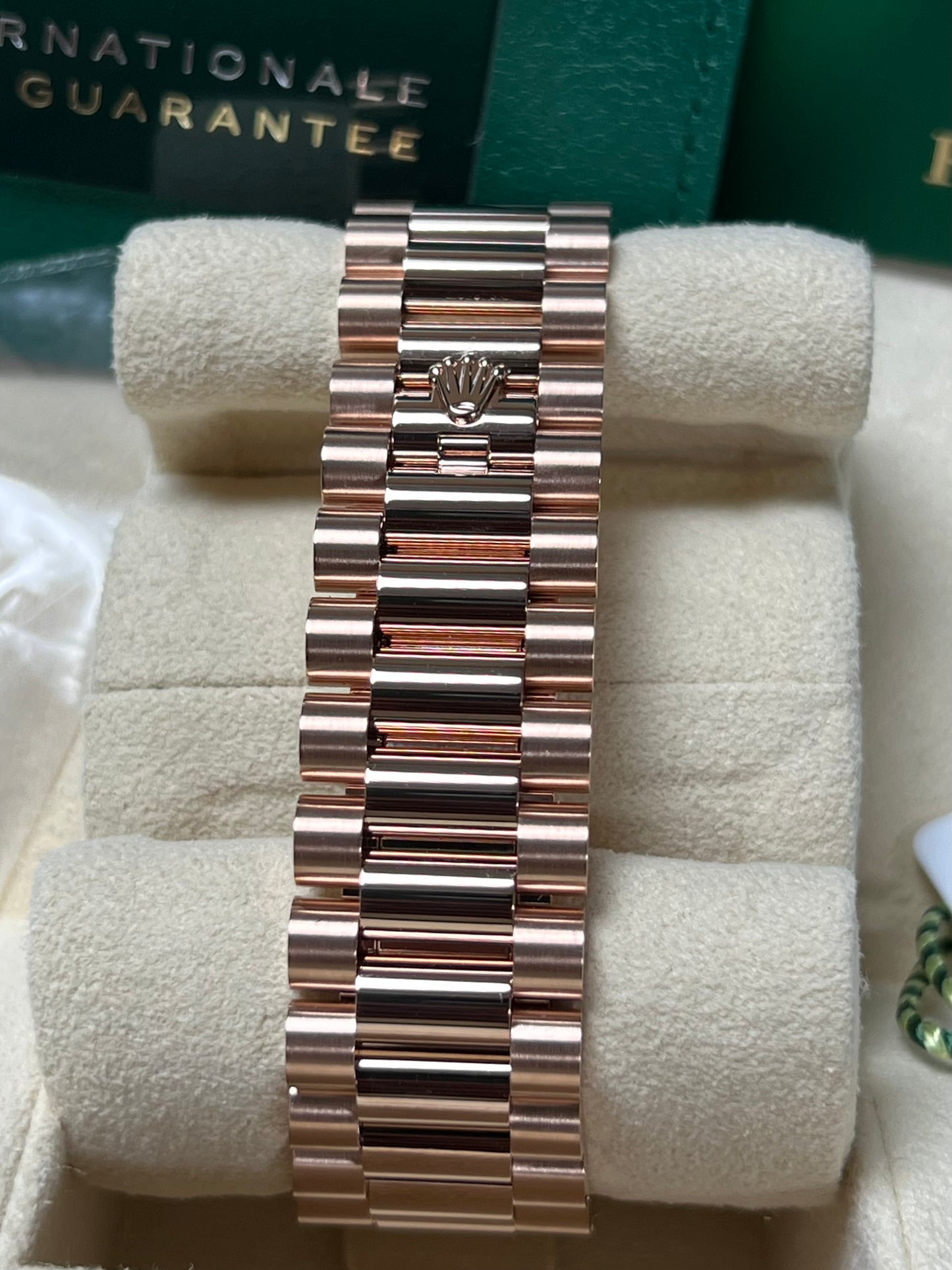 Rolex Day Date Rose Gold Olive Dial 2023