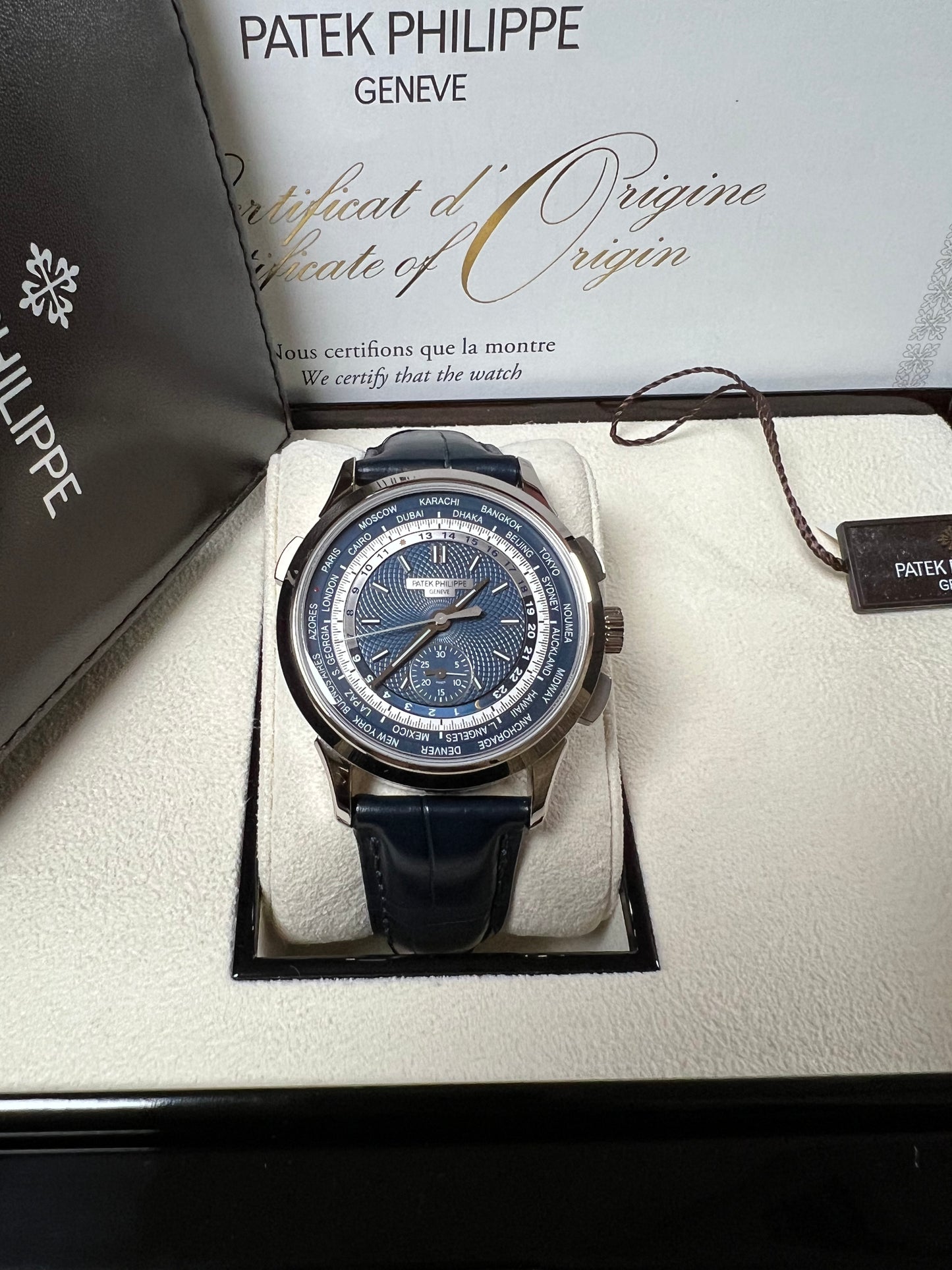 Patek Philippe World Time Chronograph 5930G-001 2022 New Full Set