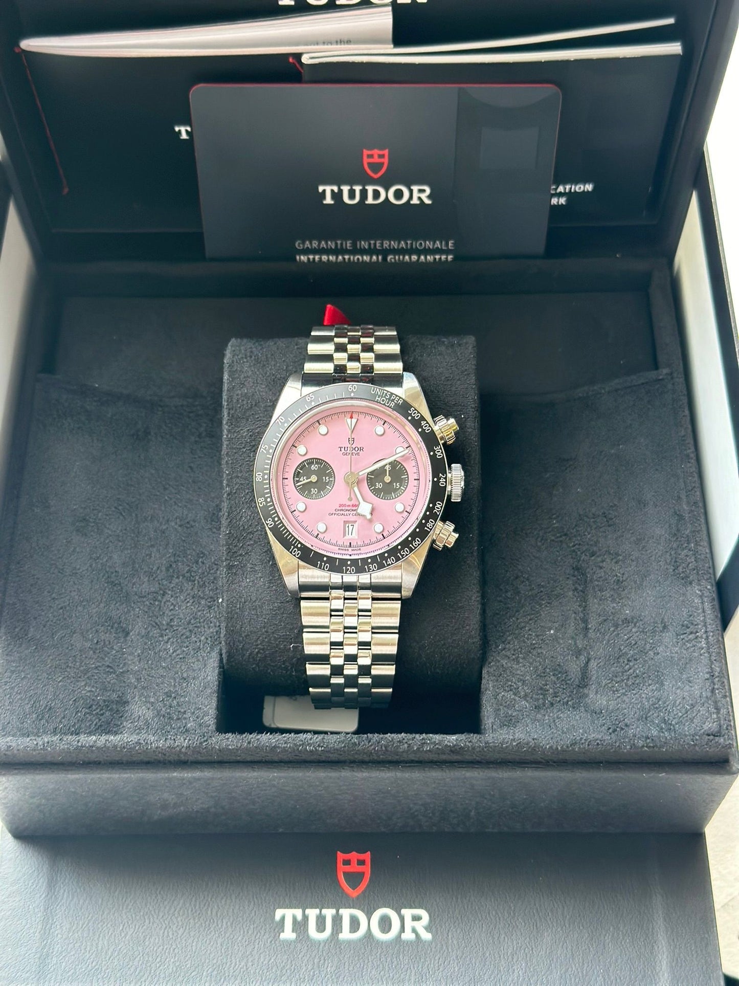 Tudor Black Bay Chrono Inter Miami ‘Pink Panda Dial’ New 2024 M79360N-0019