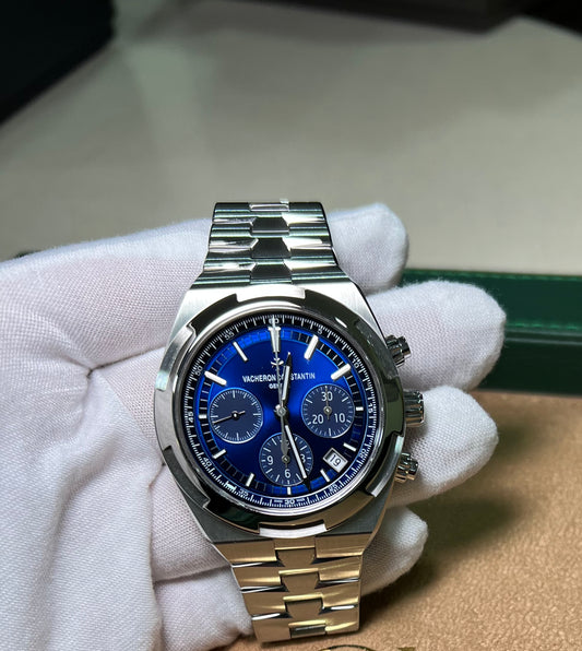 Vacheron Constantin Overseas Chronograph 5500V/110A-B148 Blue 2022 New Full Set