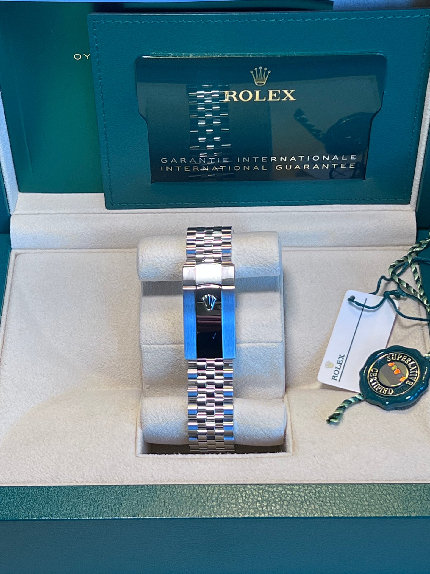 Rolex Datejust 41 Mint Green Dial 2024 New 126334