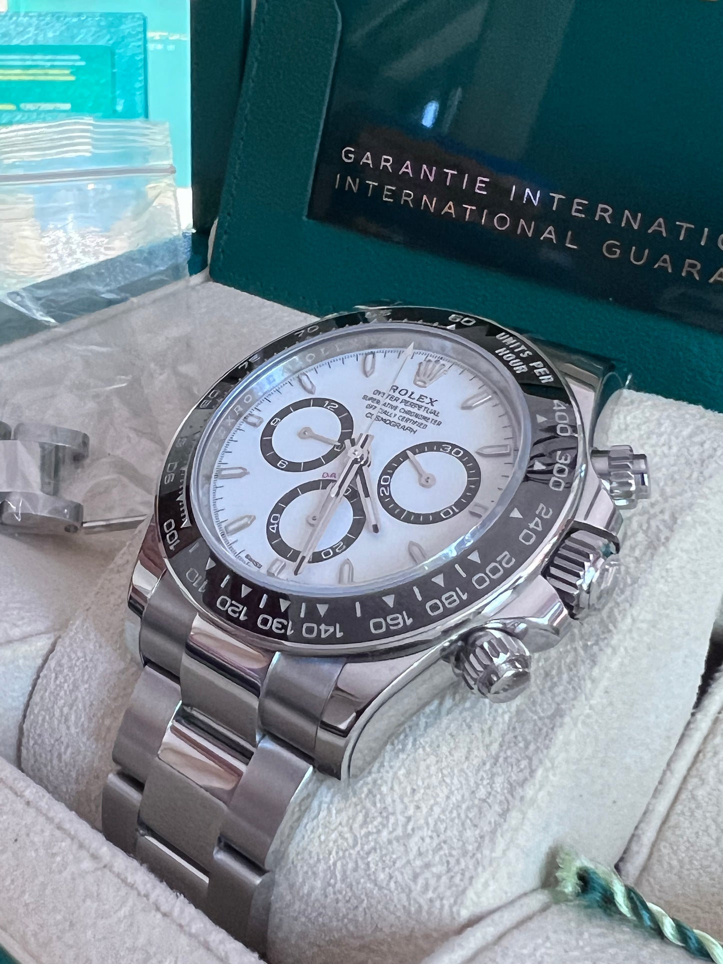 Rolex Cosmograph Daytona Panda, White Dial, 2023, New Ref 126500LN