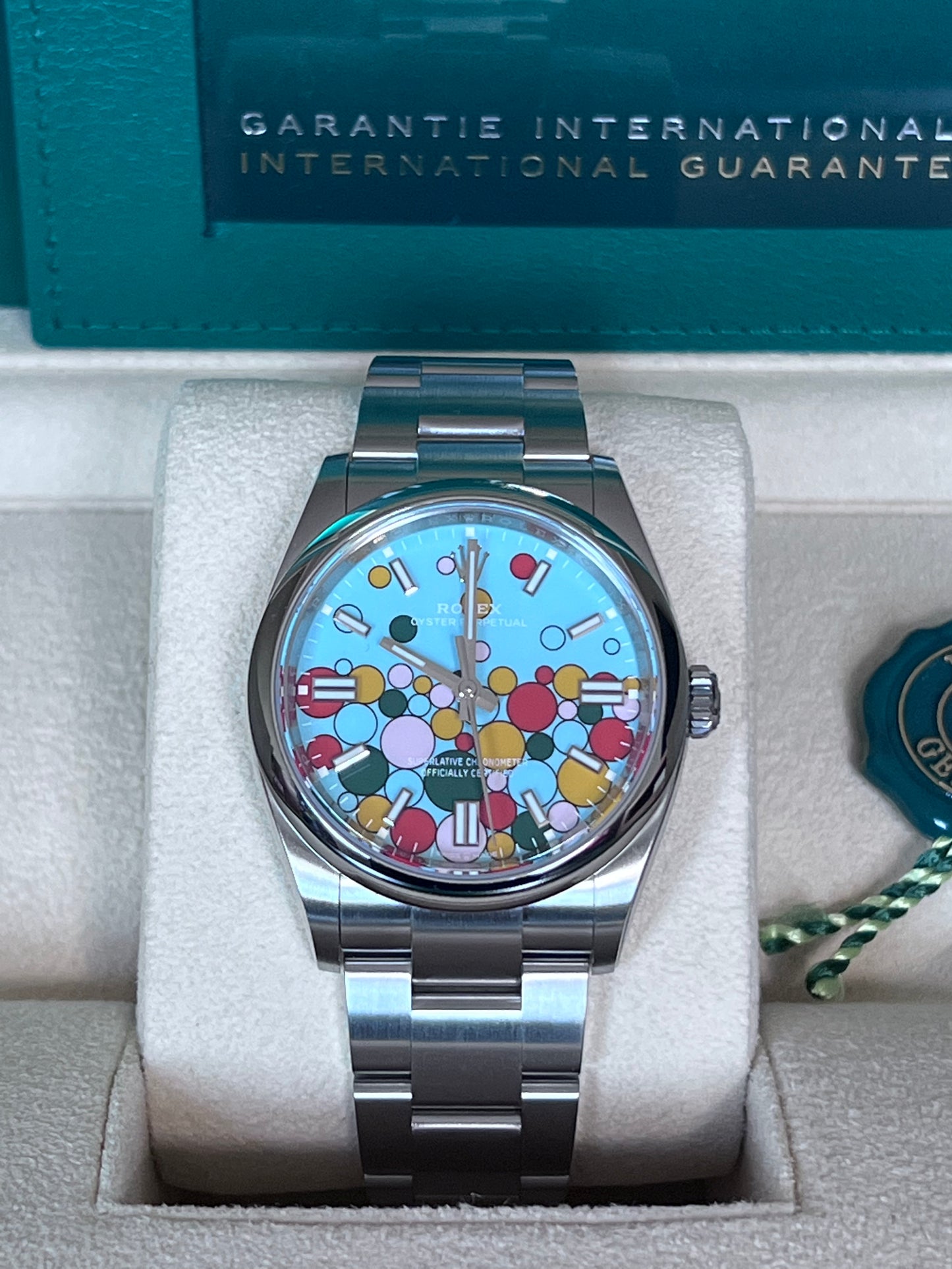 Rolex Oyster Perpetual Celebration Dial 126000 New 2023 Full Set