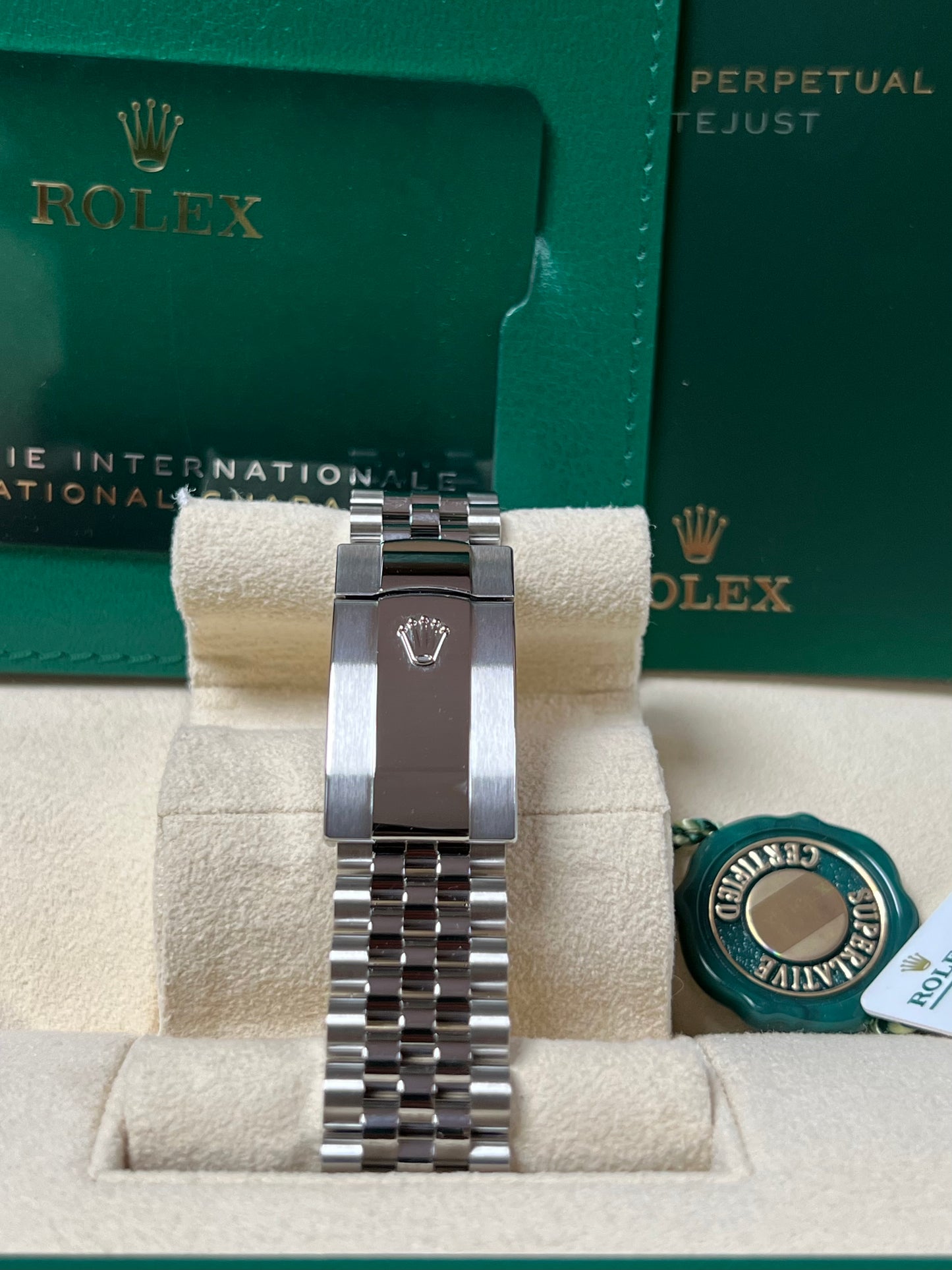 Rolex Datejust 41mm Blue Dial Fluted bezel