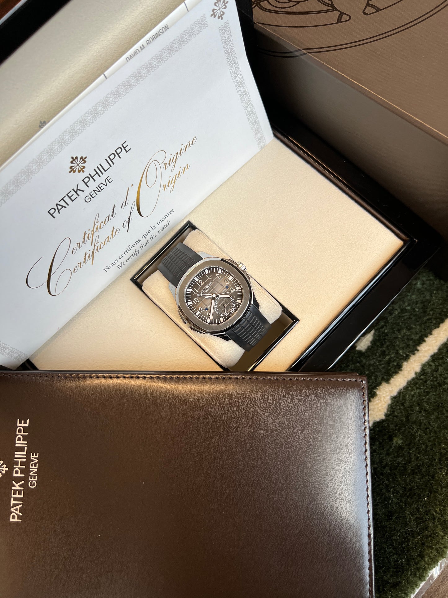 Patek Philippe 5164A Aquanaut Travel Time 2022 Full Set