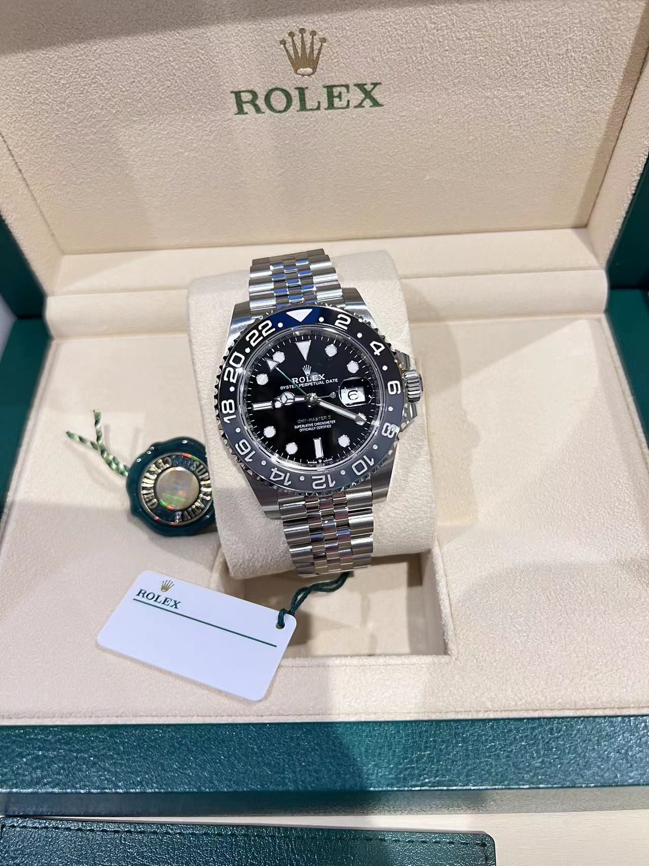 Rolex GMT-Master II Bruce Wayne Jubilee 2024 New 126710GRNR