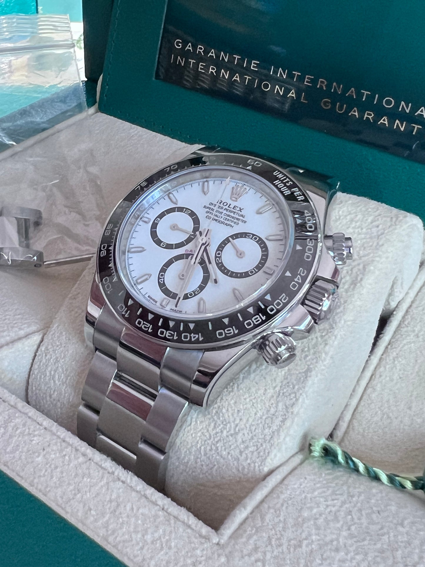 Rolex Cosmograph Daytona Panda, White Dial, 2023, New Ref 126500LN