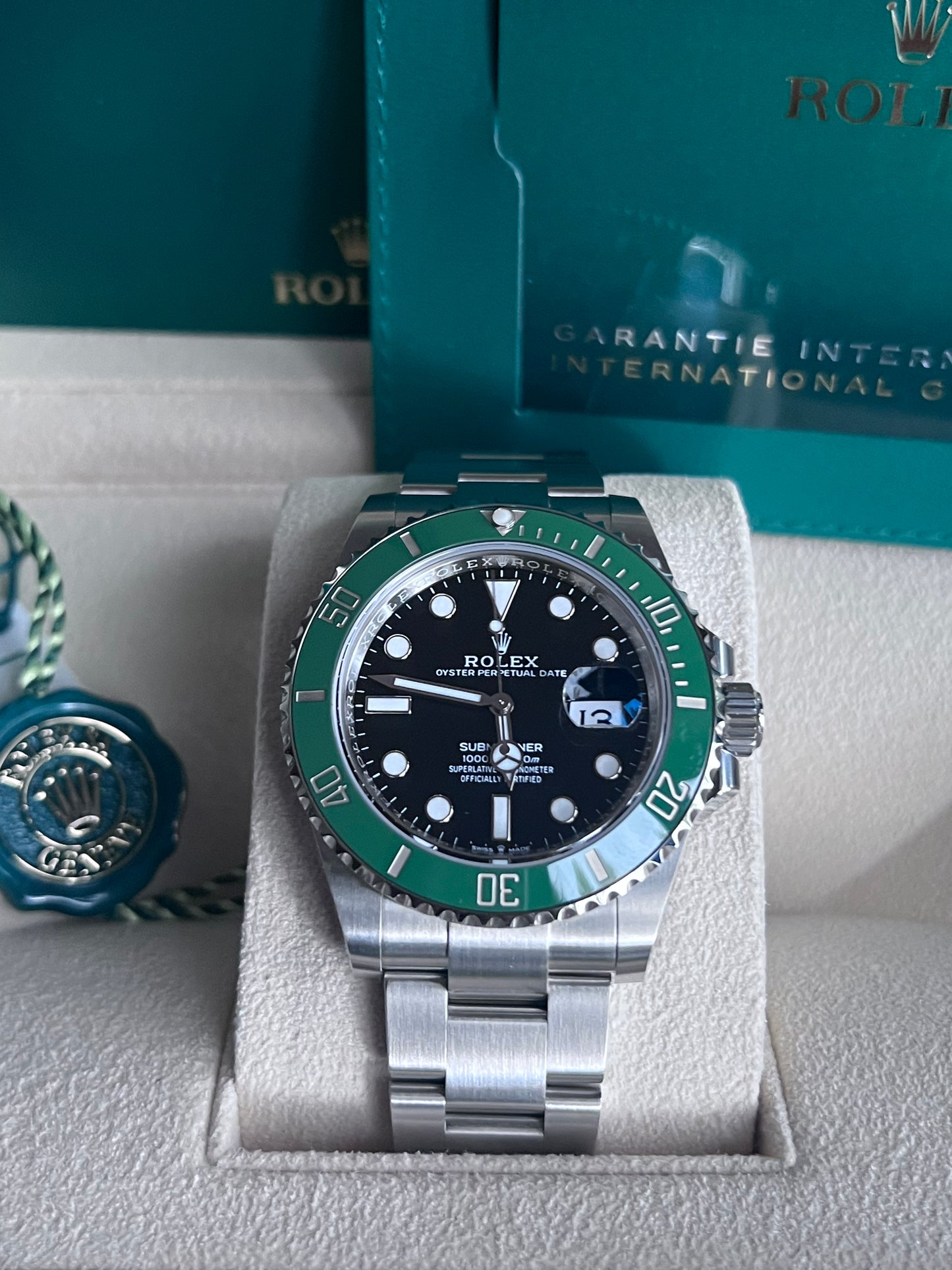 Rolex Submariner Date Starbucks New MK2 Green Bezel April 2024 full set 126610LV