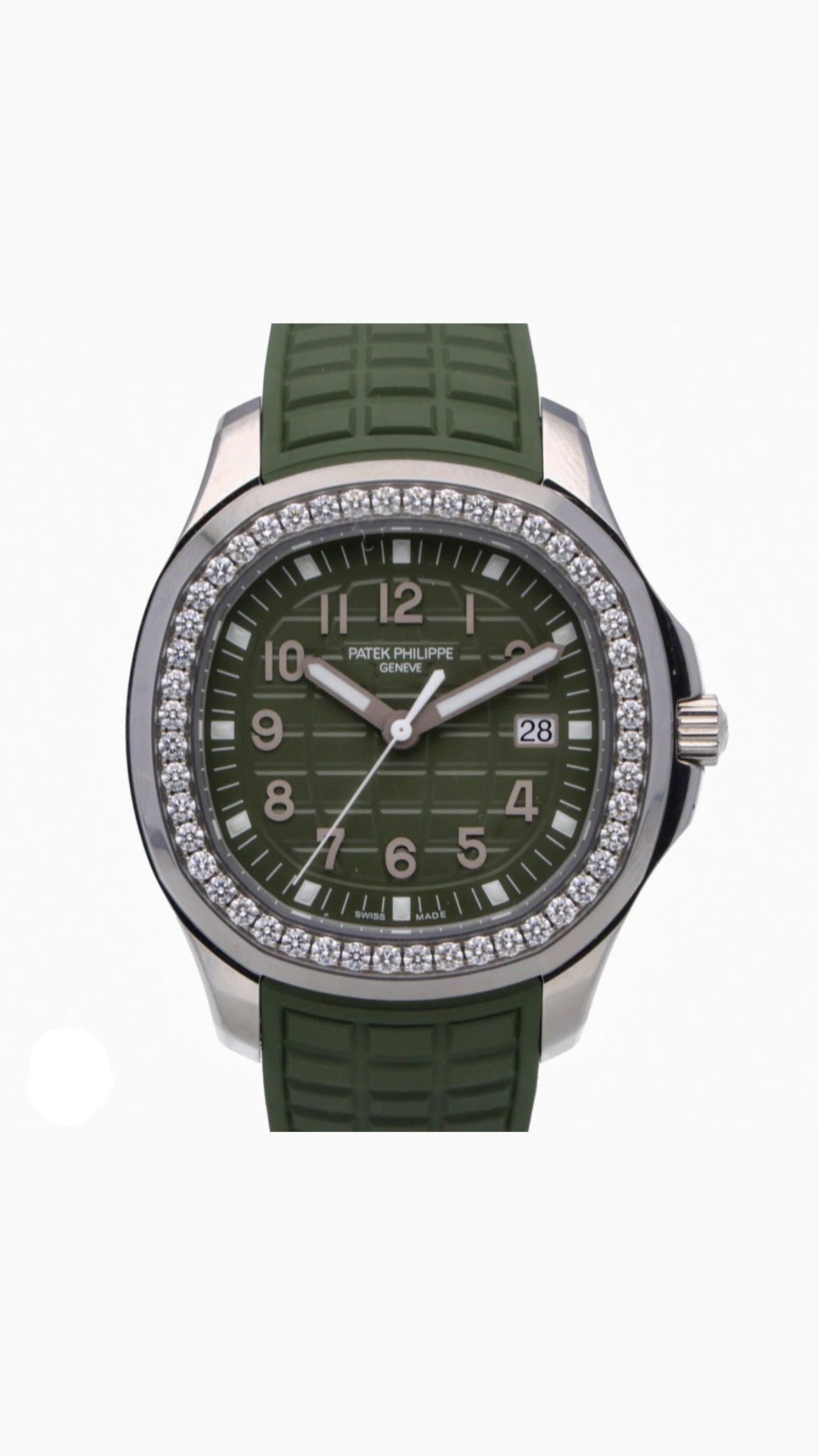 Patek Philippe Aquanaut 5267/200A Diamond Bezel Khaki Green 2023