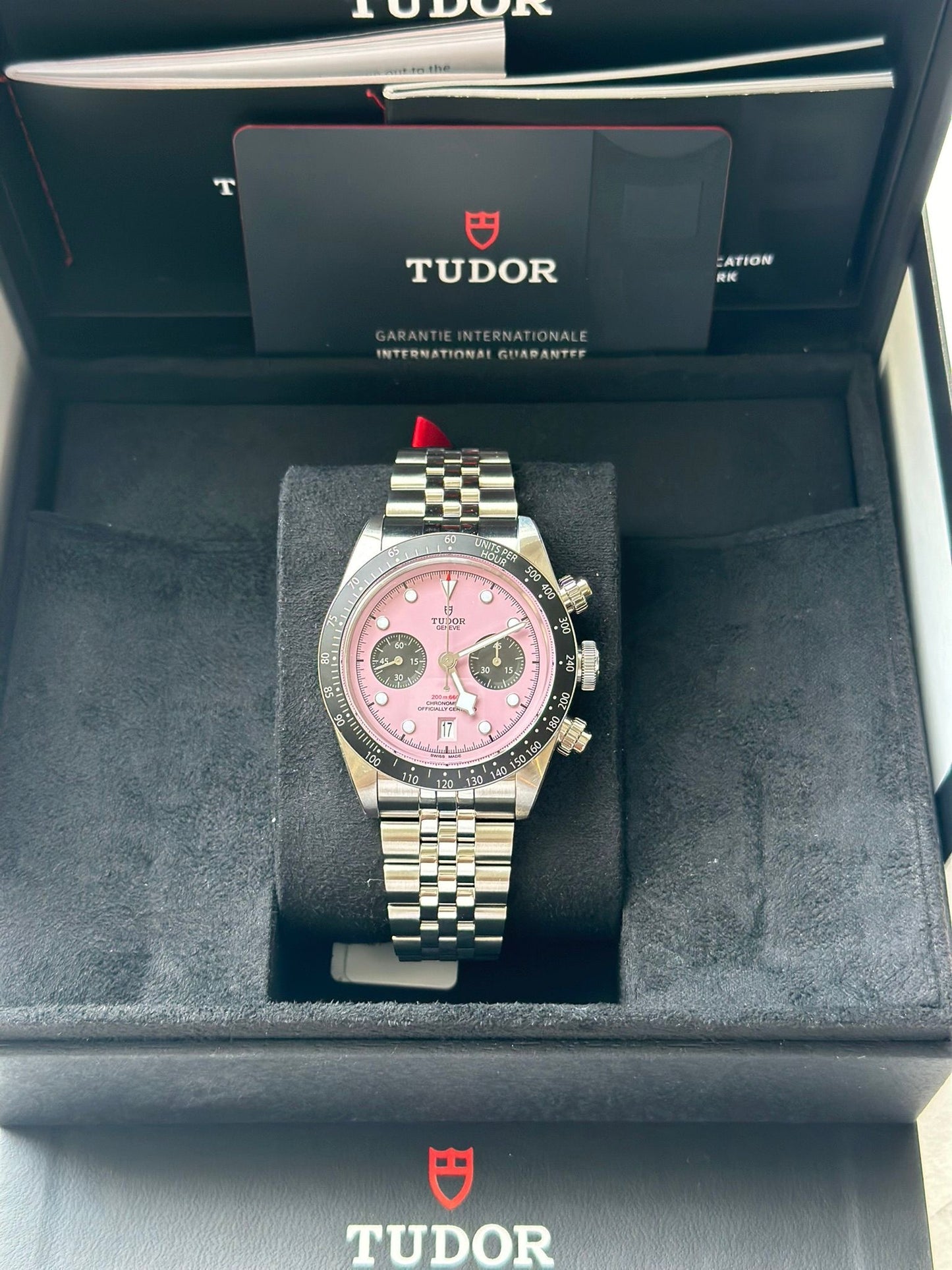 Tudor Black Bay Chrono Inter Miami ‘Pink Panda Dial’ New 2024 M79360N-0019