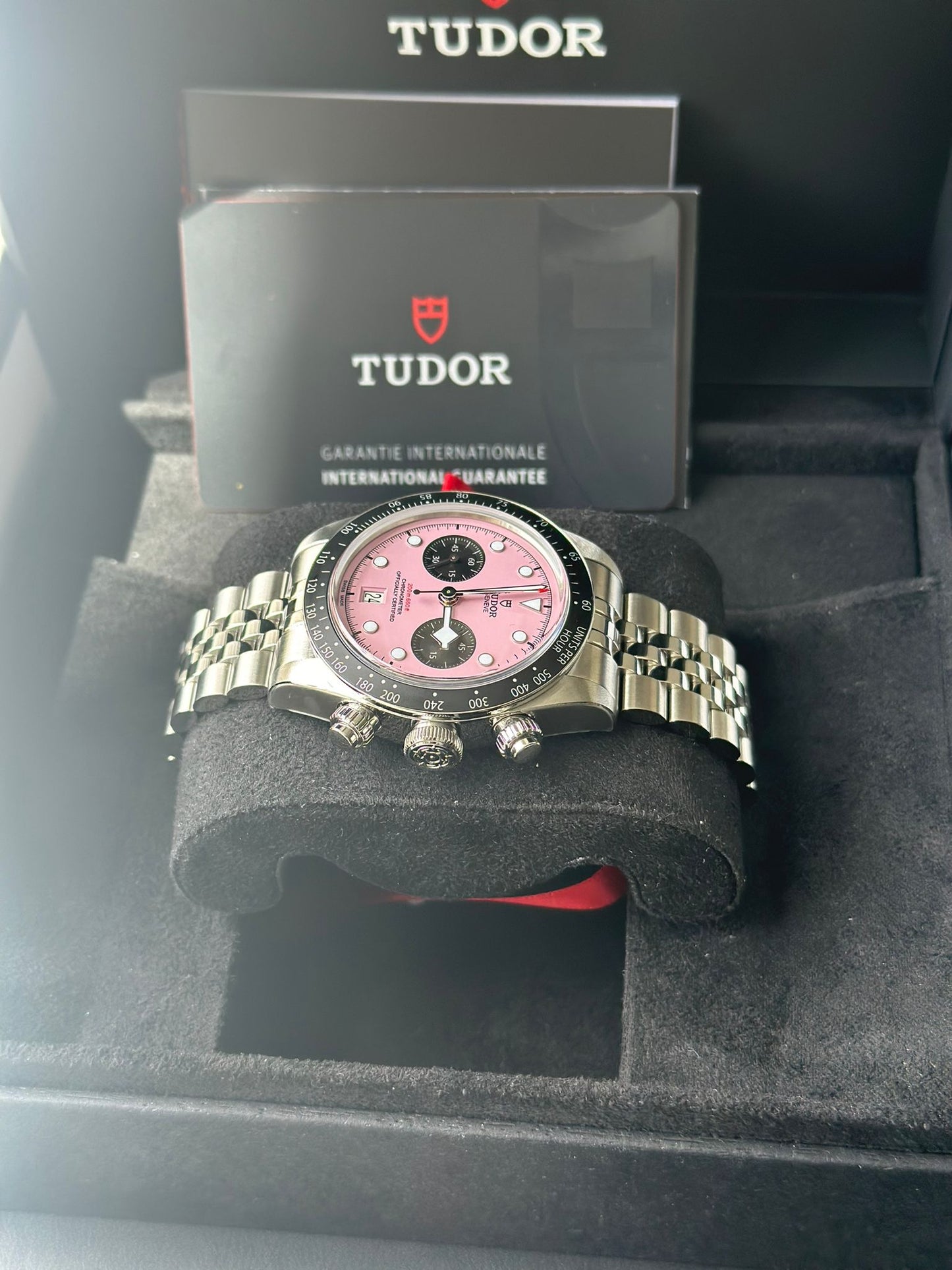 Tudor Black Bay Chrono Inter Miami ‘Pink Panda Dial’ New 2024 M79360N-0019