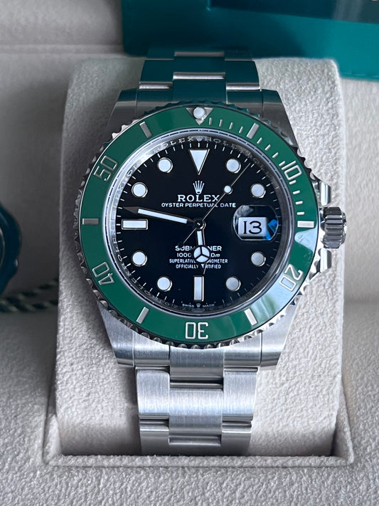 Rolex Submariner Date Starbucks New MK2 Green Bezel April 2024 full set 126610LV