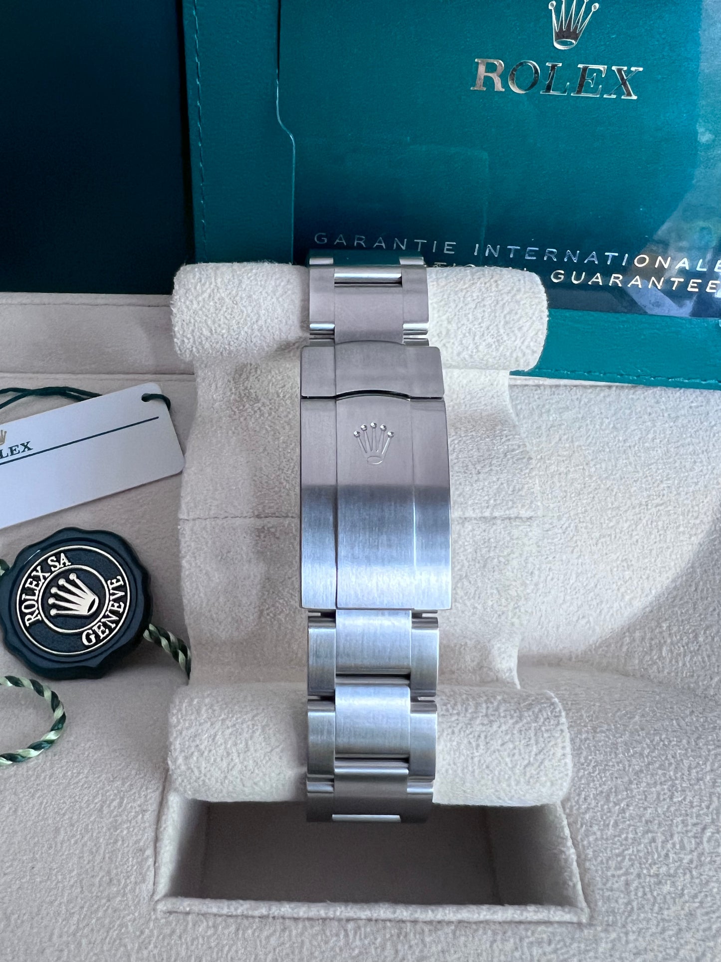 Rolex Oyster Perpetual 41mm with a silver dial New Unworn 2024