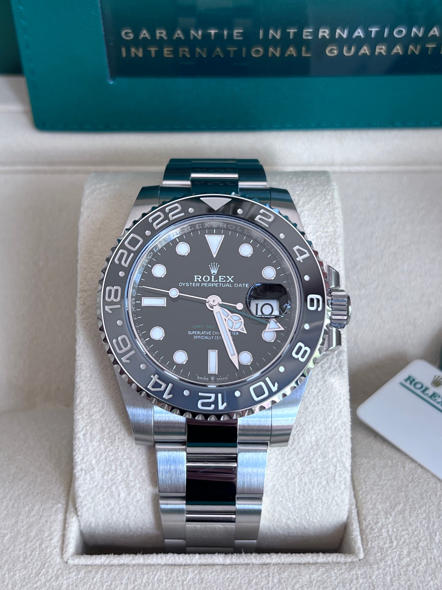 Rolex GMT-Master II Bruce Wayne 126710GRNR 2024 New Full Set