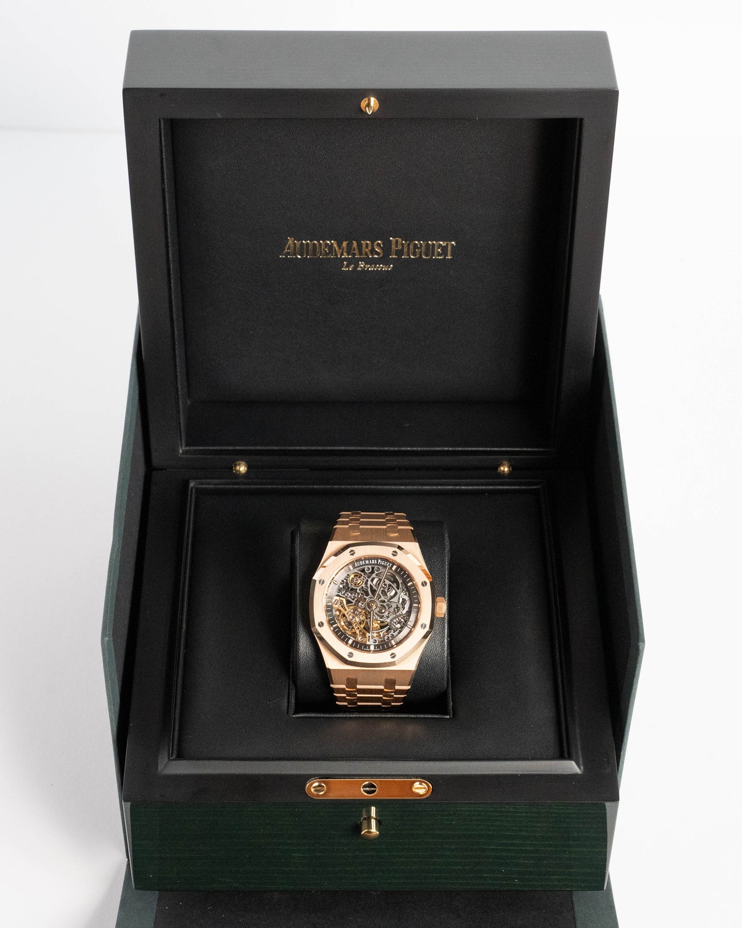 Audemars Piguet Royal Oak Double Balance wheel Openworked 2020 Full Set Skeleton Rose Gold