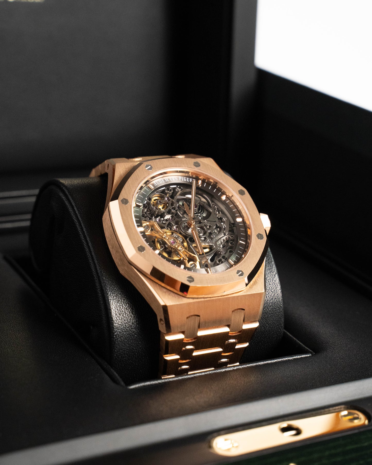 Audemars Piguet Royal Oak Double Balance wheel Openworked 2020 Full Set Skeleton Rose Gold