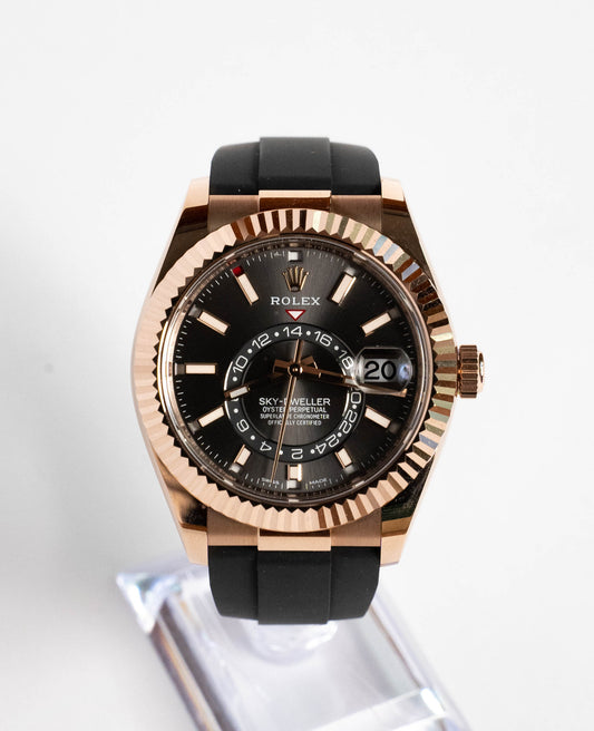 Rolex Sky-Dweller Oysterflex Rose Gold 42mm 326235 2021