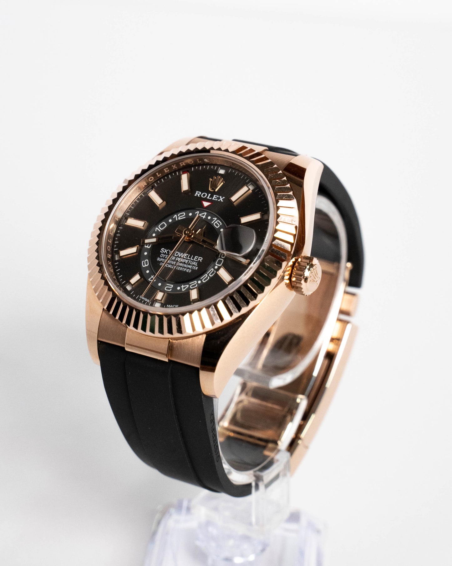 Rolex Sky-Dweller Oysterflex Rose Gold 42mm 326235 2021