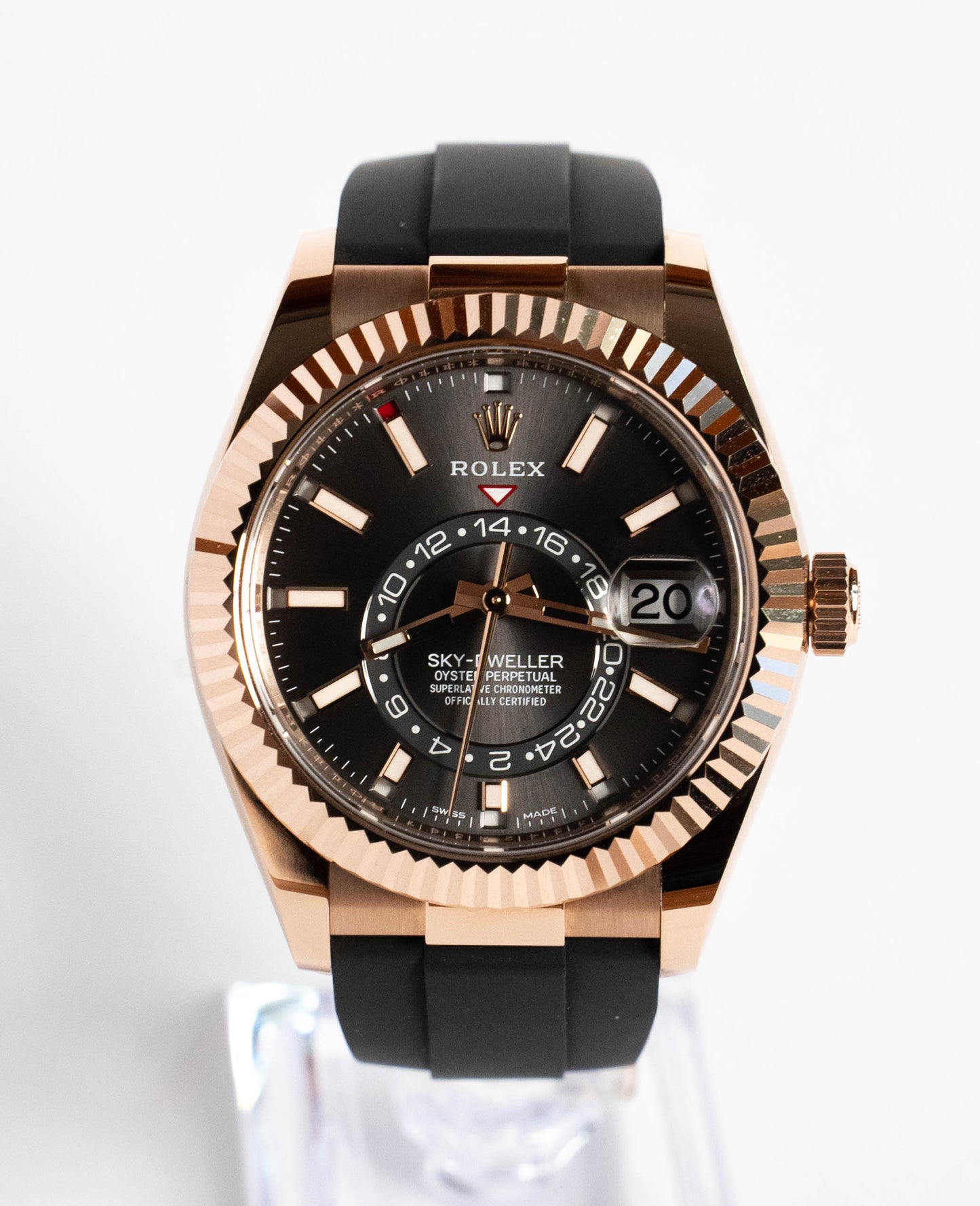 Rolex Sky-Dweller Oysterflex Rose Gold 42mm 326235 2021