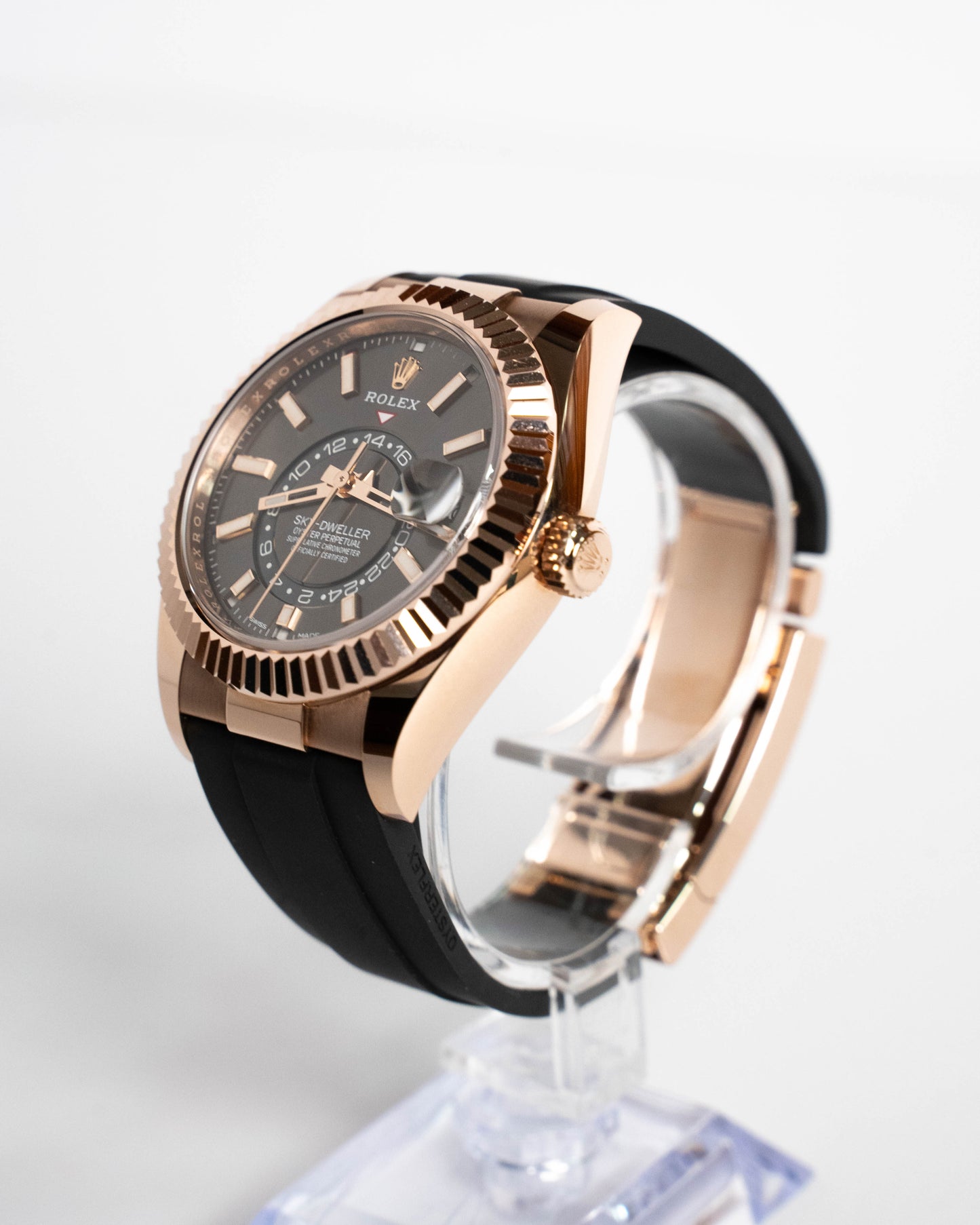 Rolex Sky-Dweller Oysterflex Rose Gold 42mm 326235 2021