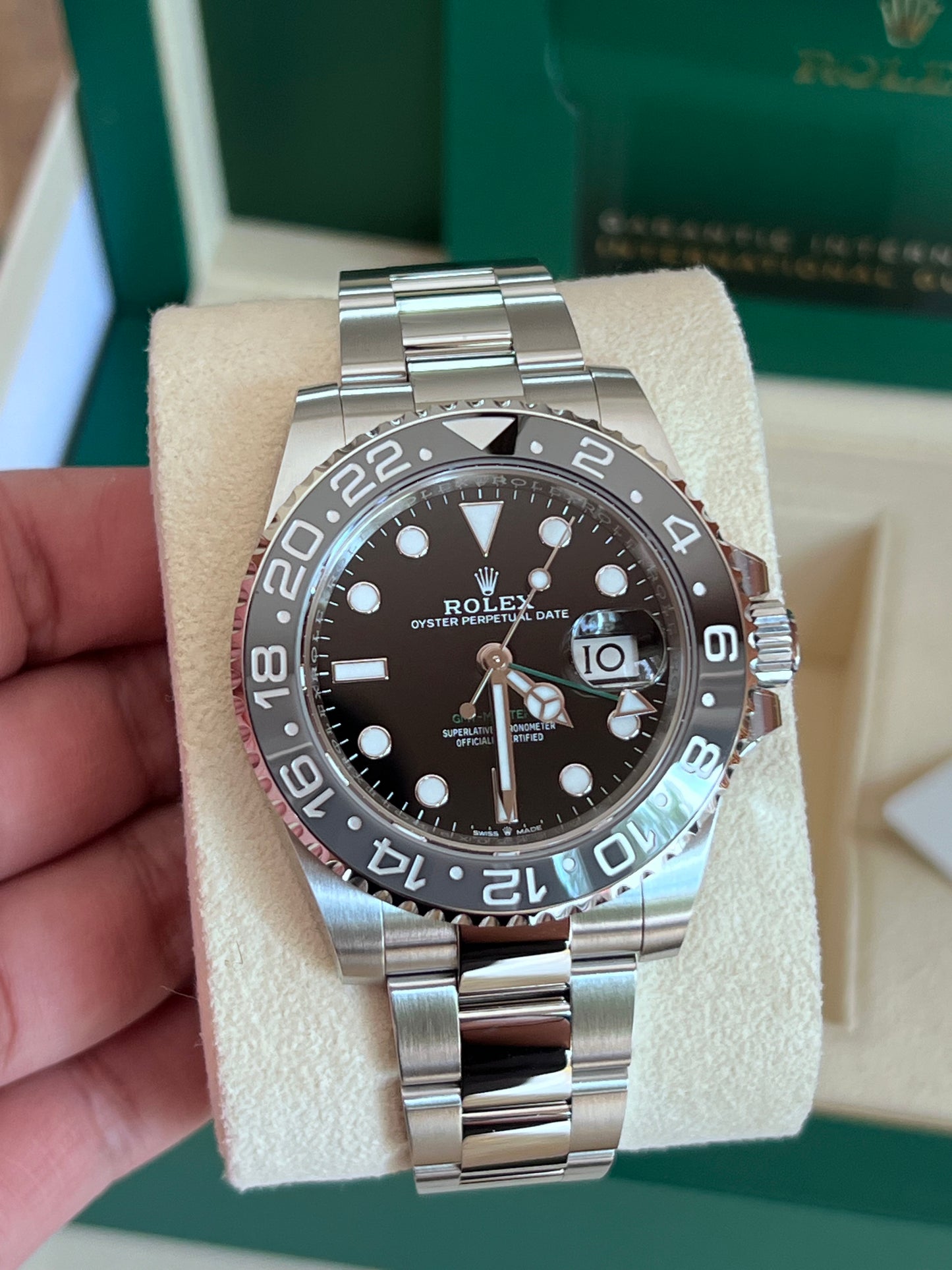 Rolex GMT-Master II Bruce Wayne 126710GRNR 2024 New Full Set