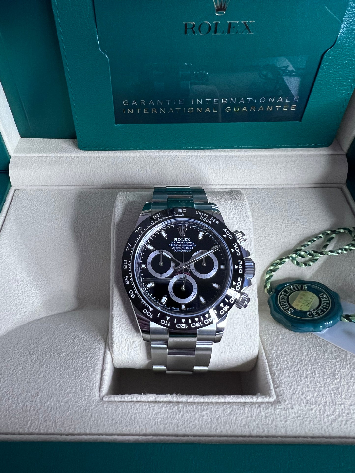 Rolex Cosmograph Daytona Black Dial 116500LN 2023 New Full Set