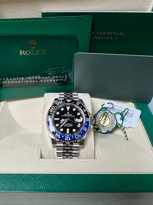 Rolex GMT-Master II Batgirl Jubilee 2022 Full Set