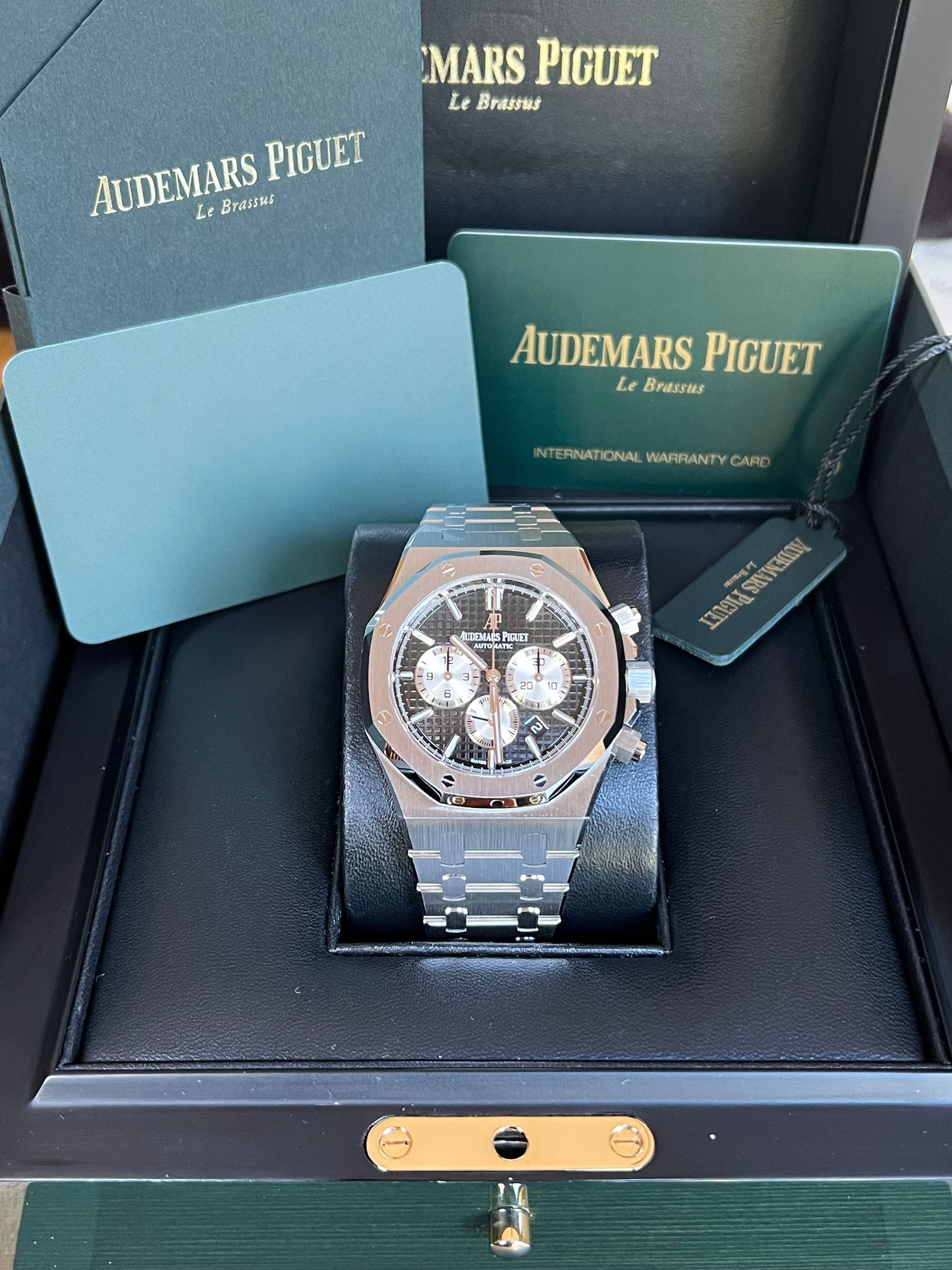 Audemars Piguet Royal Oak Chronograph 26331ST 2021 Black Dial Full Set