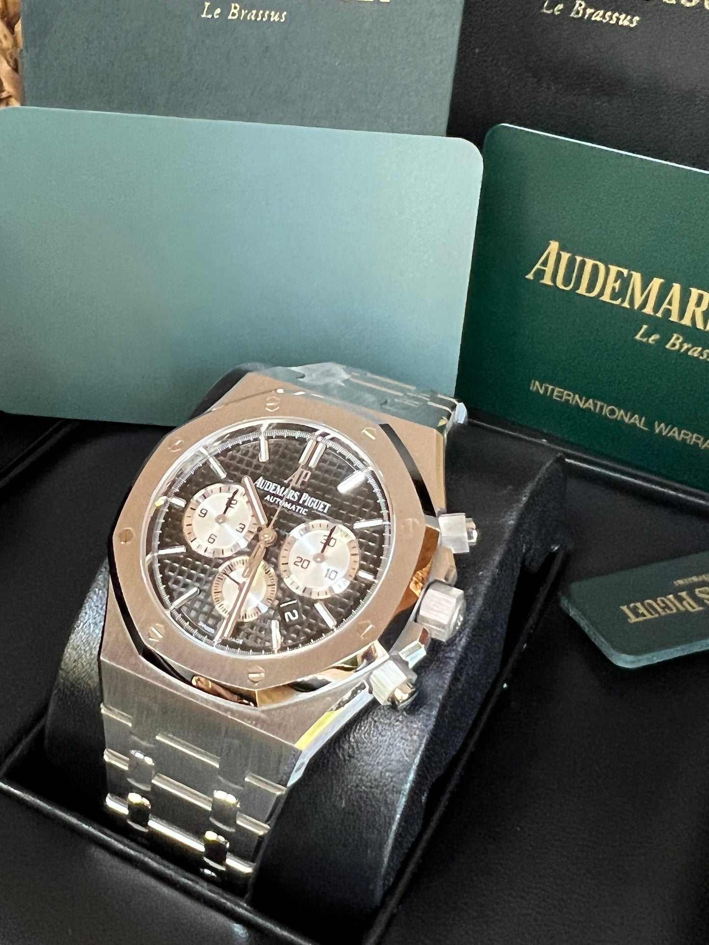 Audemars Piguet Royal Oak Chronograph 26331ST 2021 Black Dial Full Set