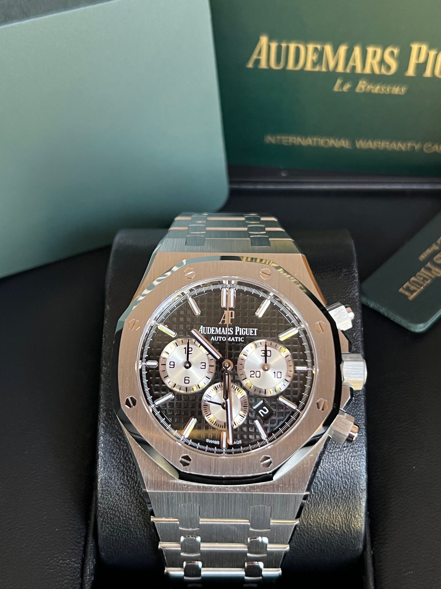 Audemars Piguet Royal Oak Chronograph 26331ST 2021 Black Dial Full Set