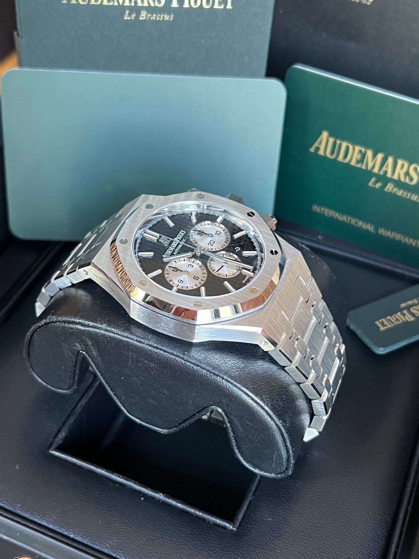 Audemars Piguet Royal Oak Chronograph 26331ST 2021 Black Dial Full Set