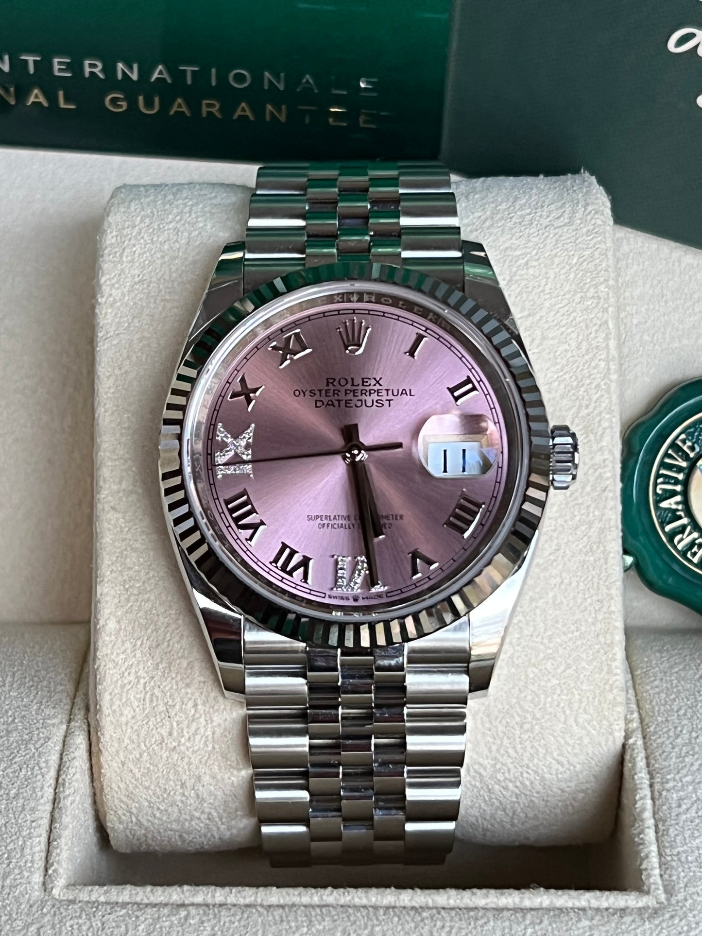 Rolex Datejust 36 Pink Diamond Dial 126234 2020