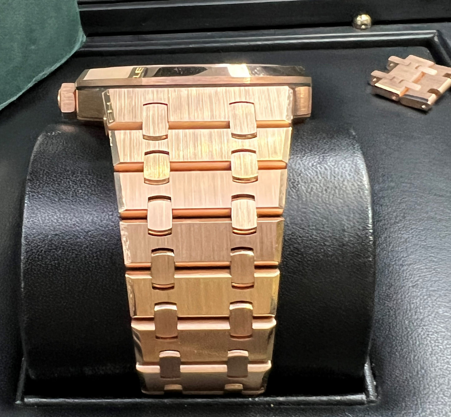 Audemars Piguet Royal Oak 18k Rose Pink Gold 41mm selfwinding openback 15400OR 2017 Full Set