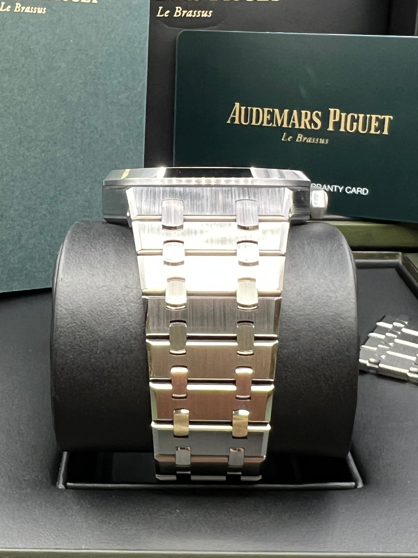 Audemars Piguet Royal Oak Self Winding 50th Anniversary Blue Dial 2022 Full Set 15510ST.OO.1320ST.06