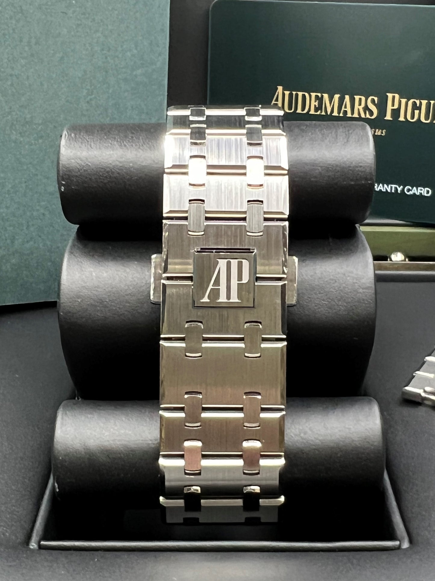 Audemars Piguet Royal Oak Self Winding 50th Anniversary Blue Dial 2022 Full Set 15510ST.OO.1320ST.06