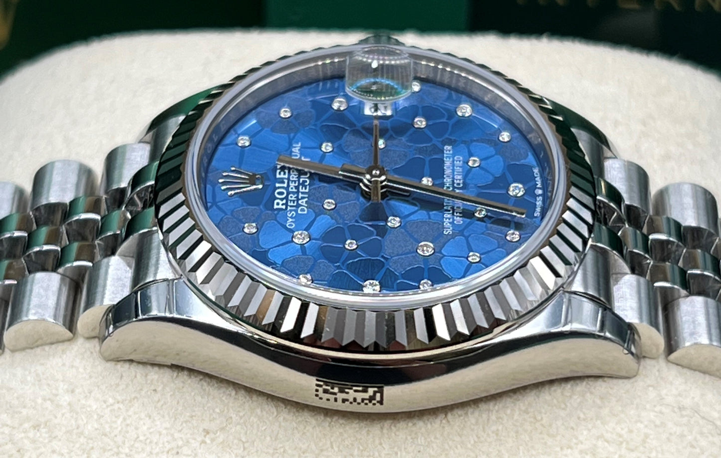 Rolex Datejust Lady 31 Blue Floral Diamond Motif 278274 2023